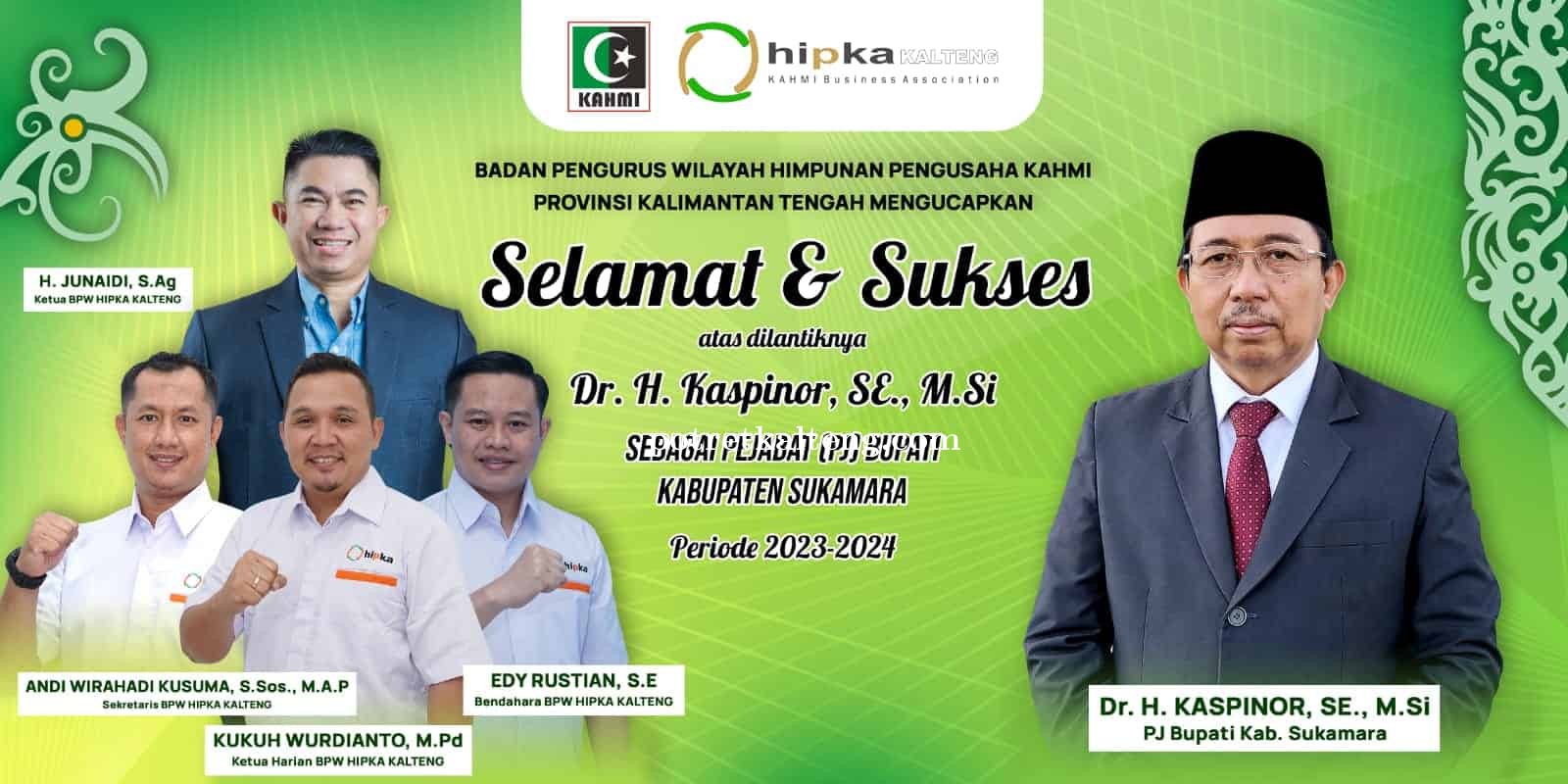 BPW HIPKA Kalteng Ungkap Kiprah Sukses H. Kaspinor, dari Aktivis HMI Hingga Jadi Pj. Bupati