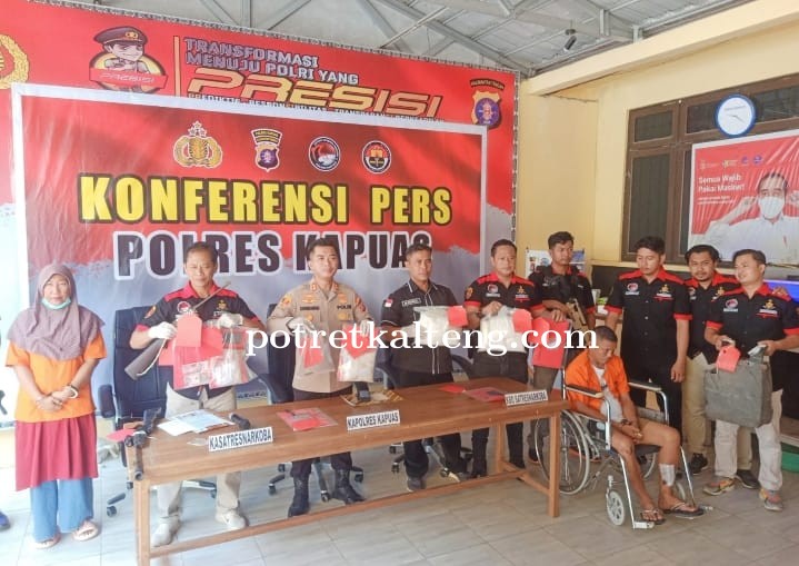 Polres Kapuas Ungkap Kasus Narkoba Dengan BB Lebih Dari 6 Ons Sabu