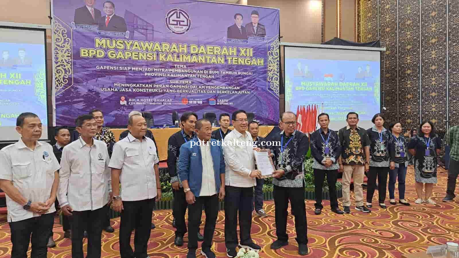 Musda BPD GAPENSI ke-XII Dan BPD GATENSI ke-II Berkomitmen Membangun Kalteng