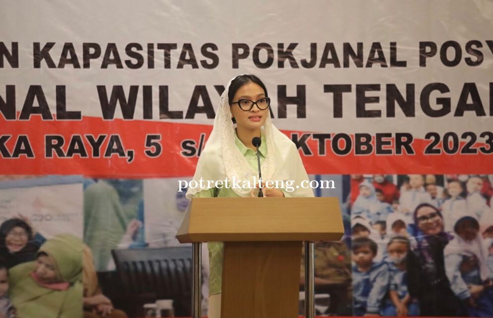 Ketua TP PKK Ivo Sugianto Sabran Buka Acara Peningkatan Kapasitas Pokjanal Posyandu