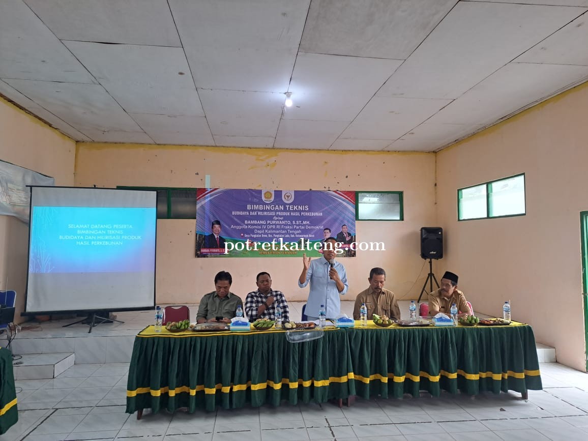 Dorong Petani Naik Kelas, Bambang Purwanto Gelar Bimtek Budidaya dan Hilirisasi Produk Perkebunan