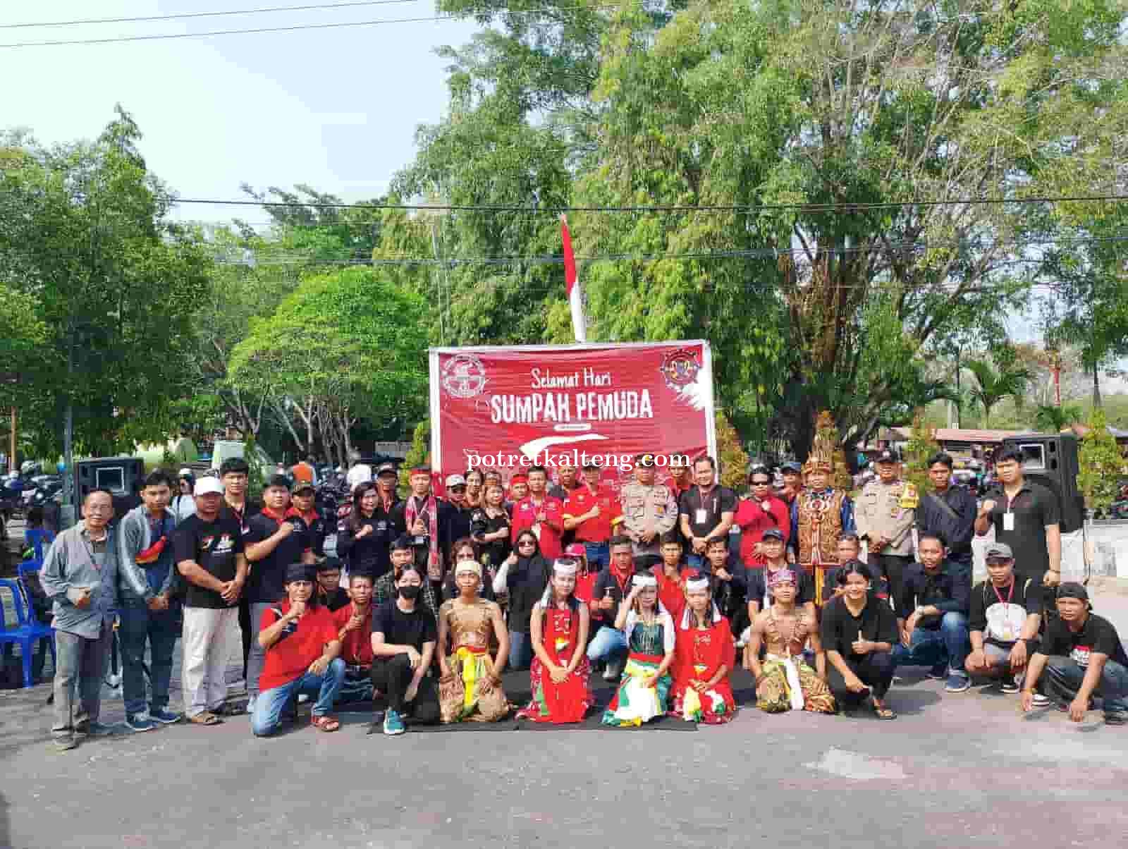 Moment Sumpah Pemuda, PM TBBR Palangka Raya Tampilkan Sejumlah Kesenian Daerah Kalteng