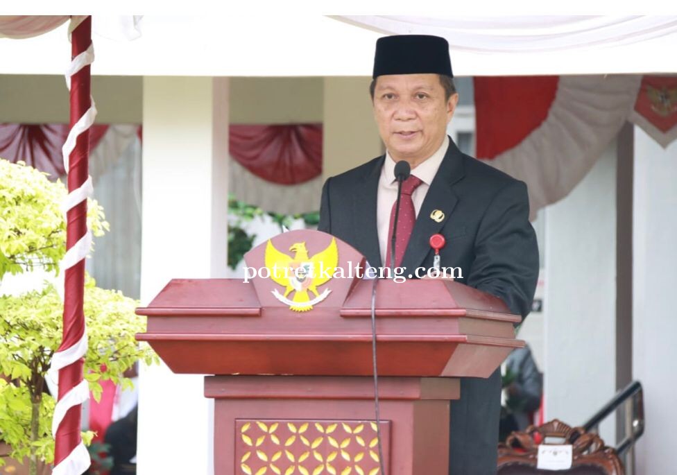 Sahli KSDM Pemprov Kalteng Suhaemi Pimpin Upacara HKN Ke-59 Lingkup Provinsi Kalteng