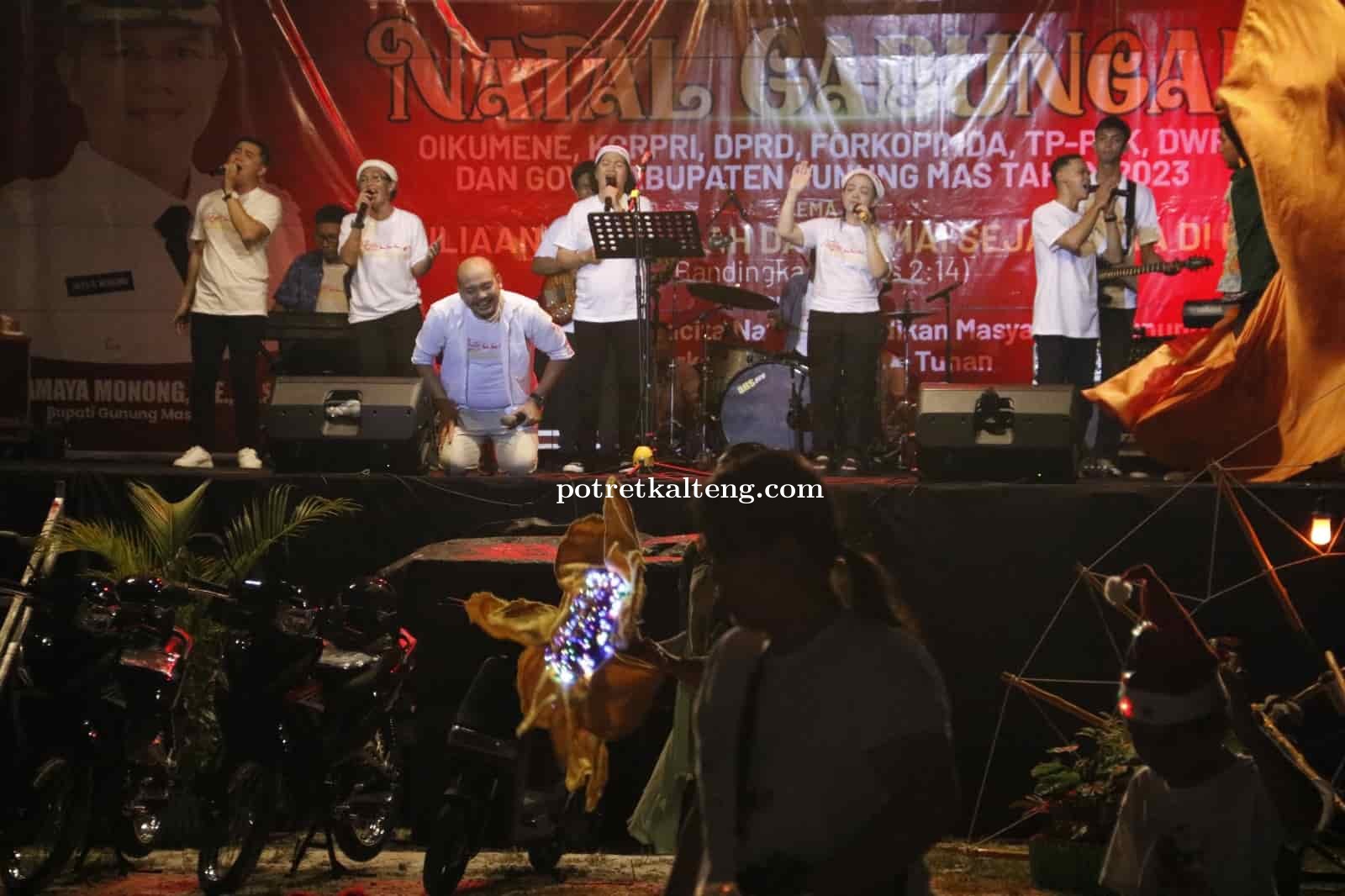 Perayaan Natal di Kabupaten Gunung Mas Tahun 2023