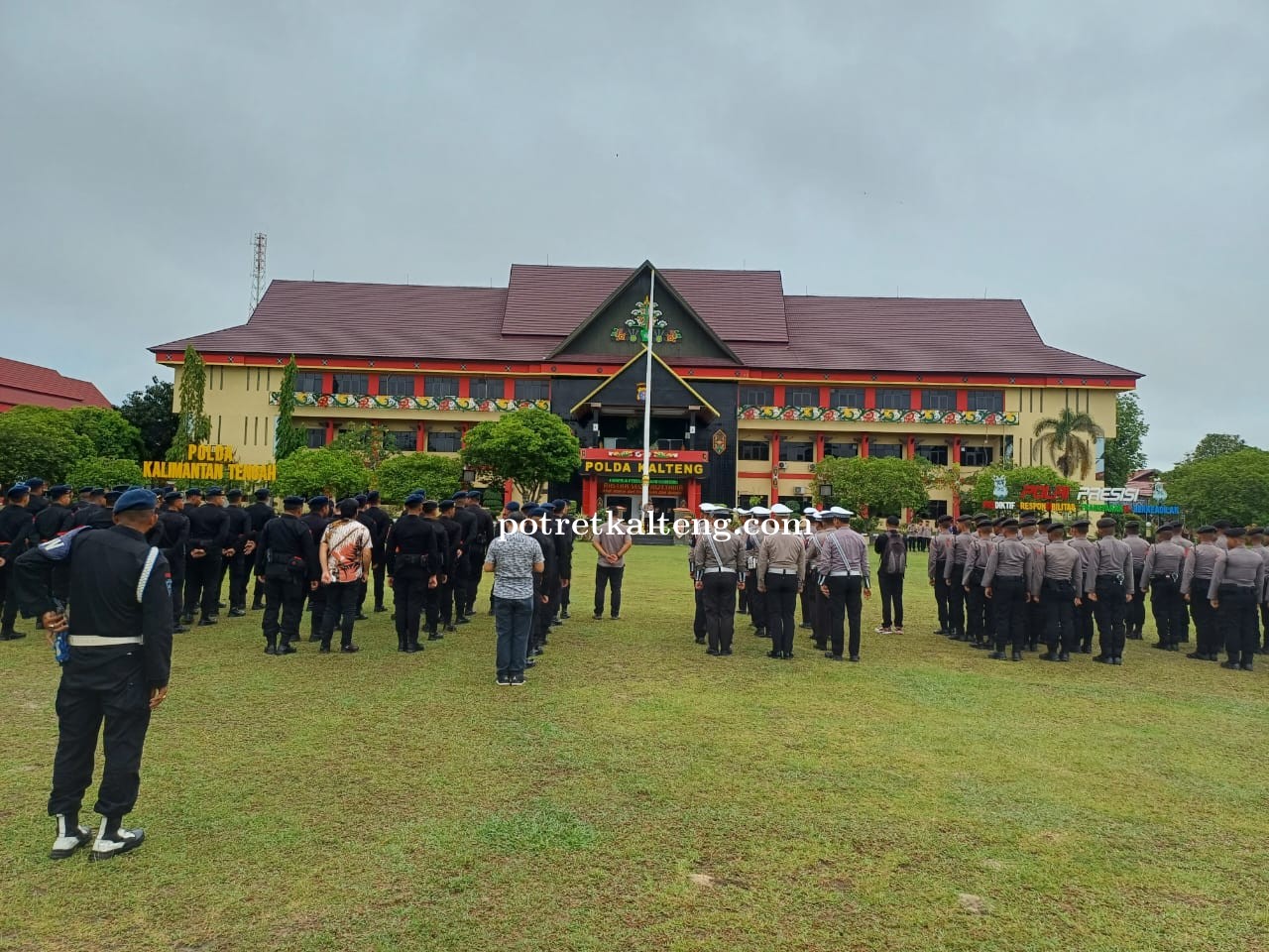 Apel Kesiapsiagaan Brimob dalam Rangka OMB 2023/24