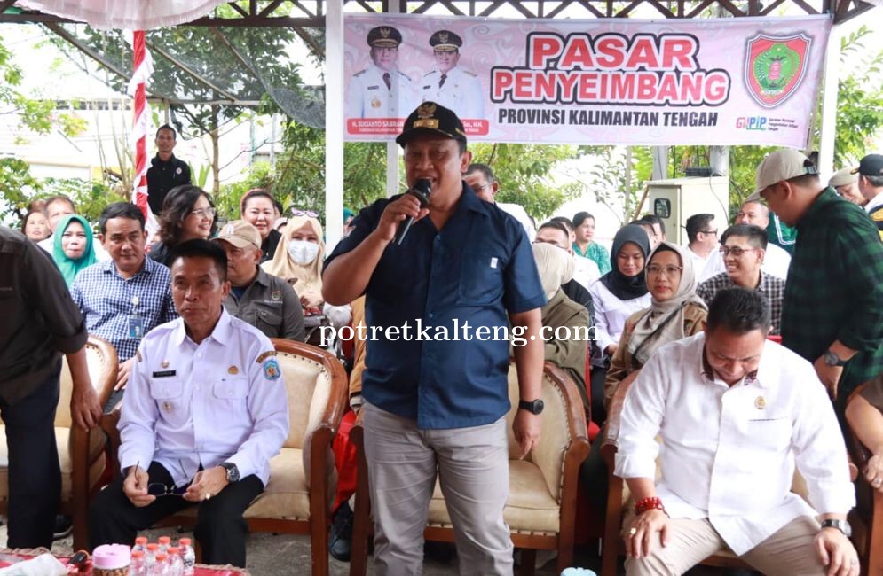 Pemprov Kalteng Gratiskan 2000 Paket Sembako pada Pasar Penyeimbang di Kabupaten Murung Raya