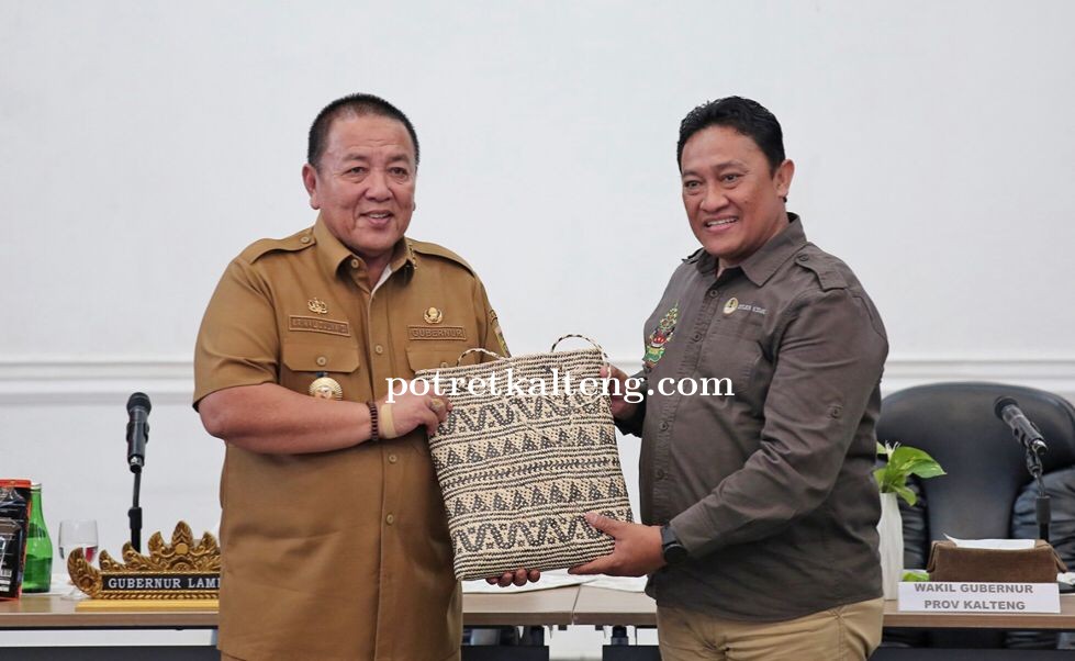 Kembangkan Produksi Tanaman Pangan , Wagub Kalteng Pimpin Studi ke Provinsi Lampung