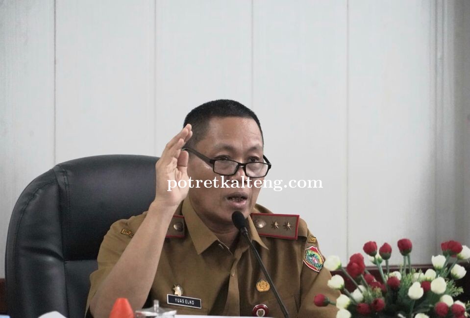 Sahli Gubernur Yuas Elko Pimpin Rapat Koordinasi Tim Reformasi Birokrasi Pemprov Kalteng