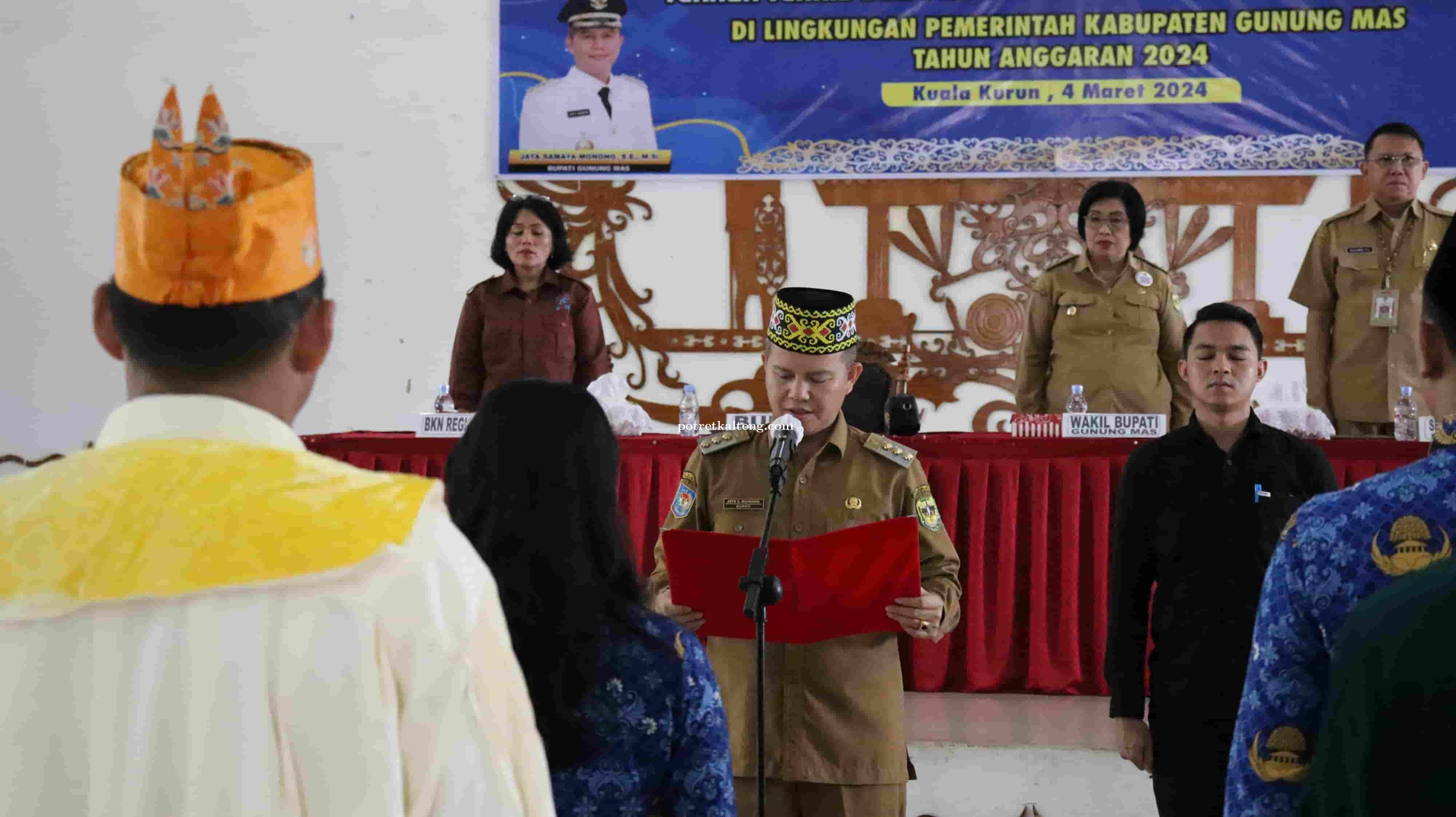 Bupati Gunung Mas Ingatkan Para PPPK Hindari Narkoba Judi dan Perselingkuhan 
