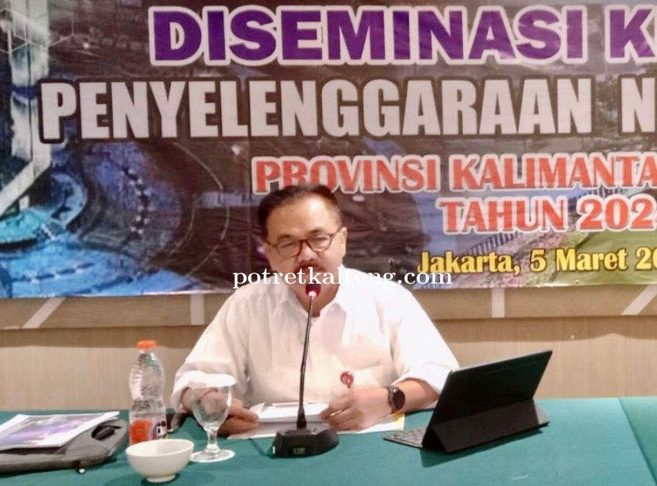Plh. Asisten Pemkesra Kalteng Buka Diseminasi Kebijakan Penyelenggaraan Nama Rupabumi