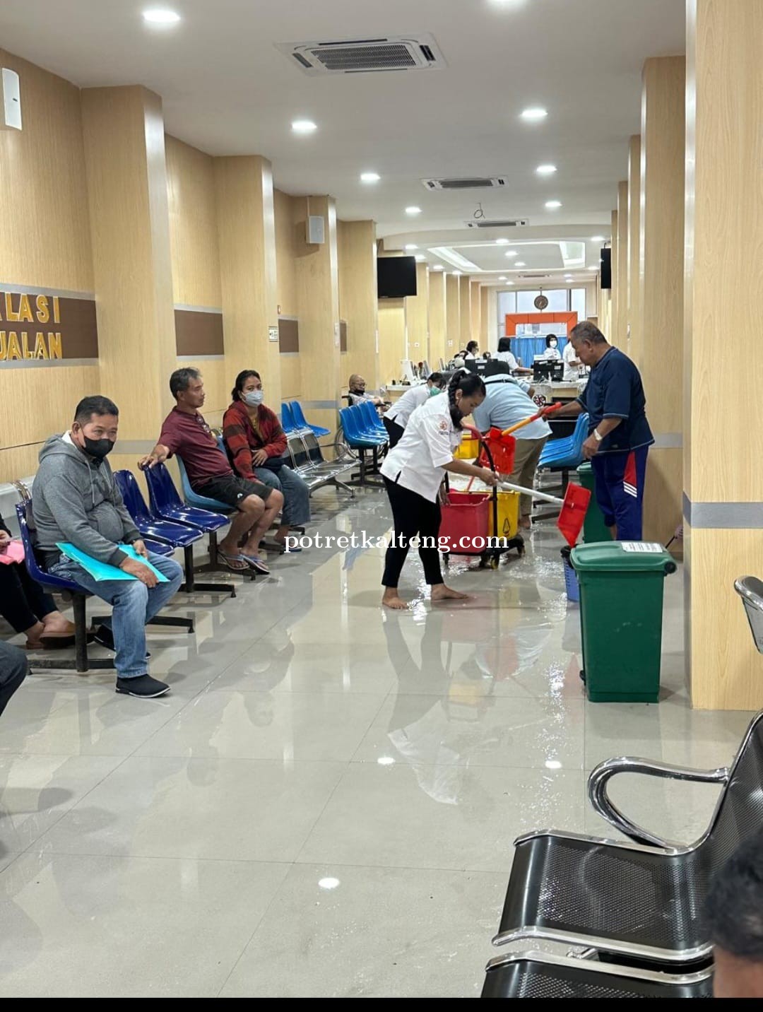 Gerak Cepat Petugas Doris ,Tak Sampai 10 Menit Diduga Kebocoran Pipa Bisa Teratasi