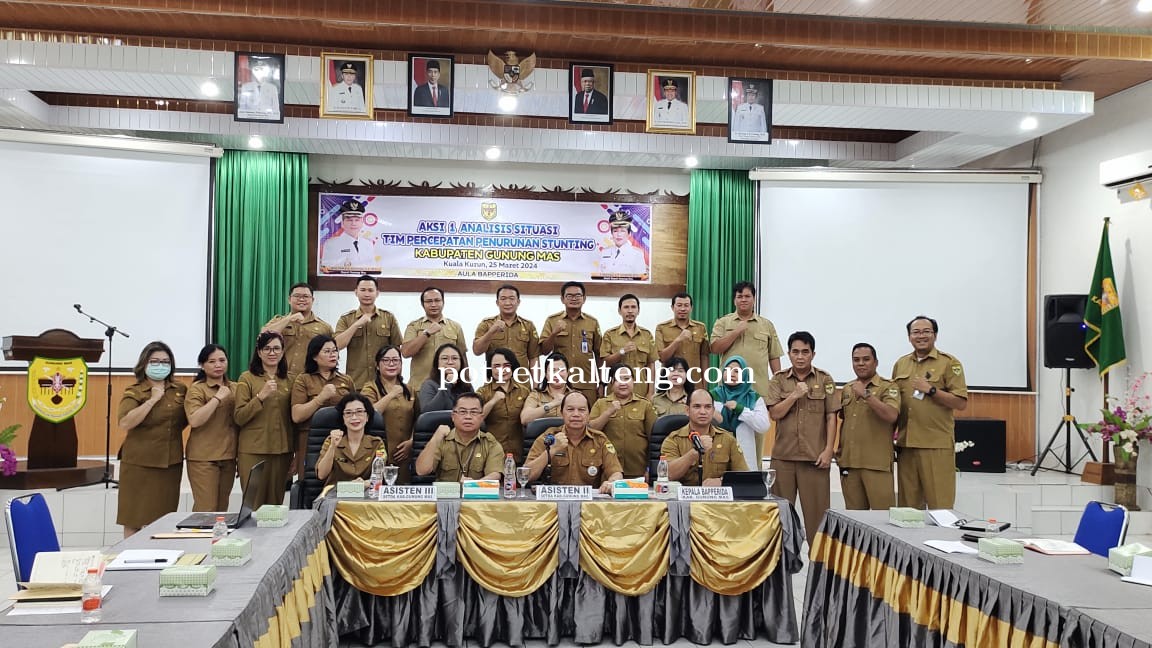Sekda Gunung Mas: Lintas Sektor Kerja sama dan Komitmen untuk Percepatan Penurunan Stunting