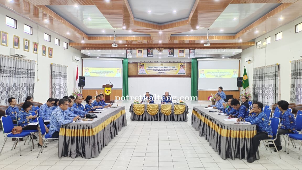 Pemkab Gunung Mas Gelar Monitoring Evaluasi TPB Tahun 2024