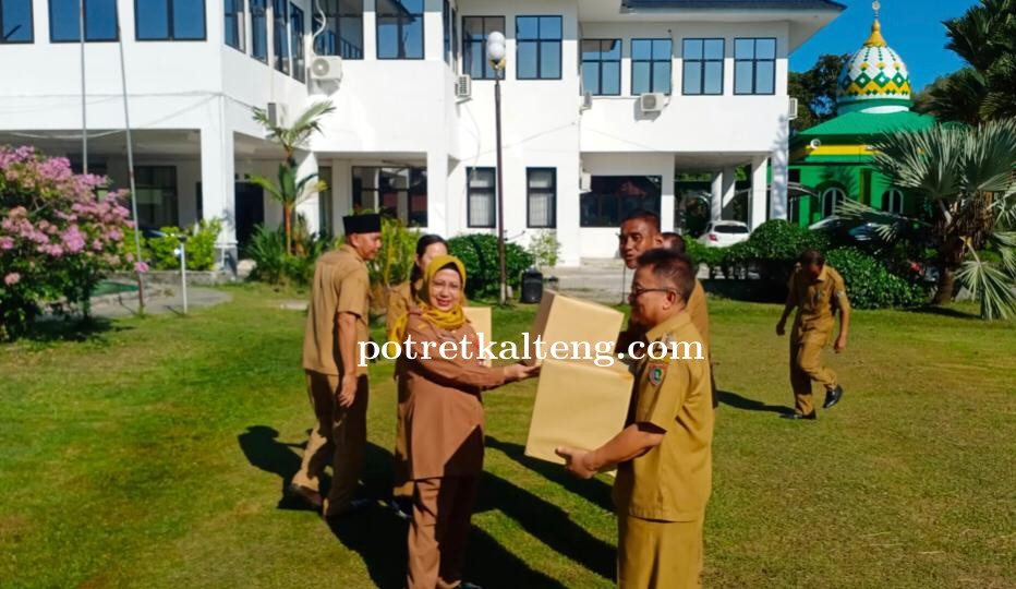 Dinas TPHP Kalteng Laksanakan Apel Besar, Halalbihalal dan Pelepasan ASN Purna Tugas