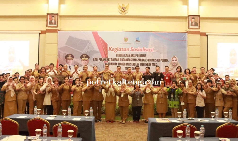 Tingkatkan Kapasitas SDM Kearsipan, Pemprov Kalteng Gelar Sosialisasi Pengelolaan Arsip Dinamis