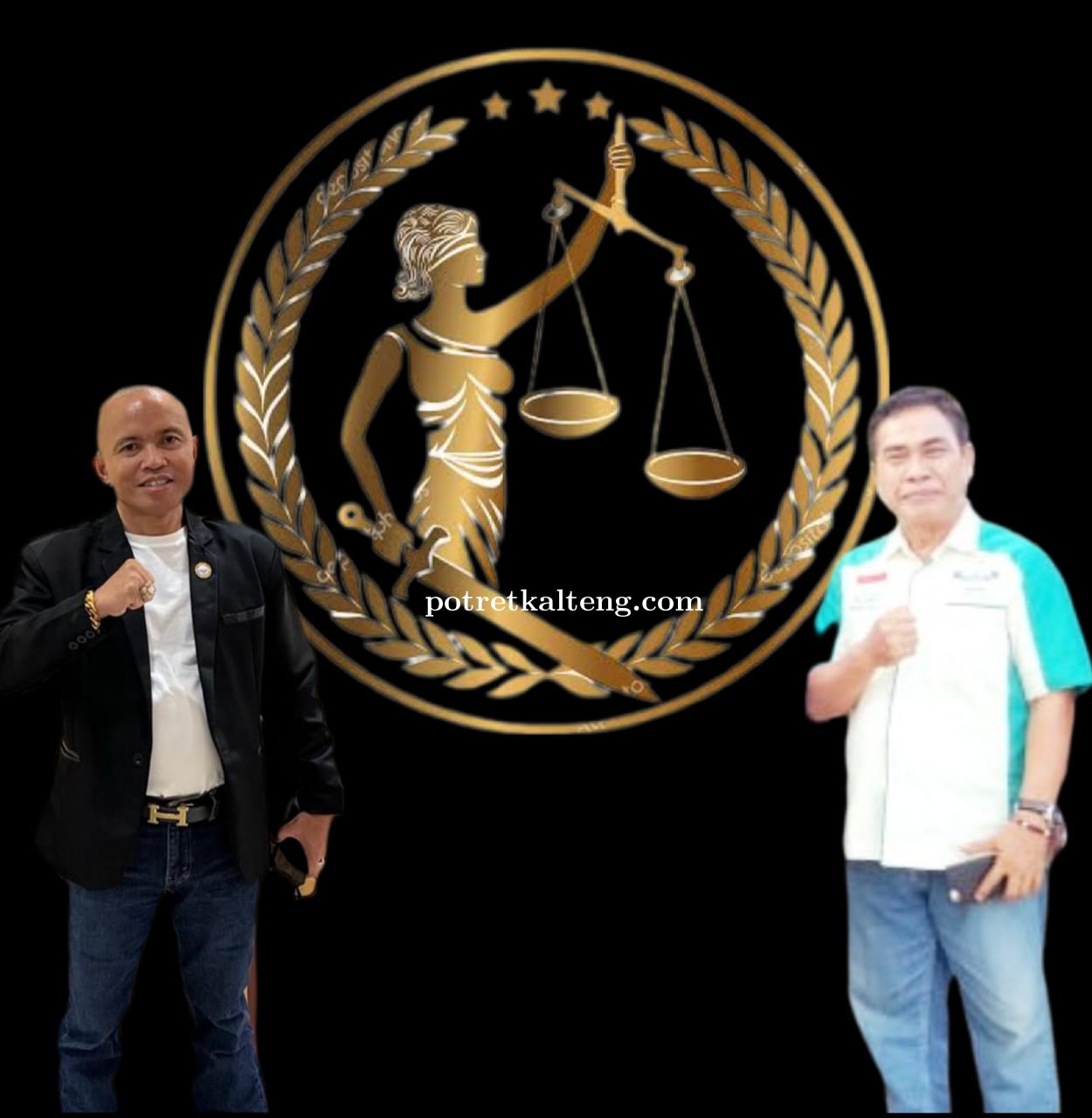 Adv Ajung TH L Suan SH Dan Adv Fridking Irawan SH,Jangan Ada Lagi Gesekan Antar Pengacara Di Kalteng