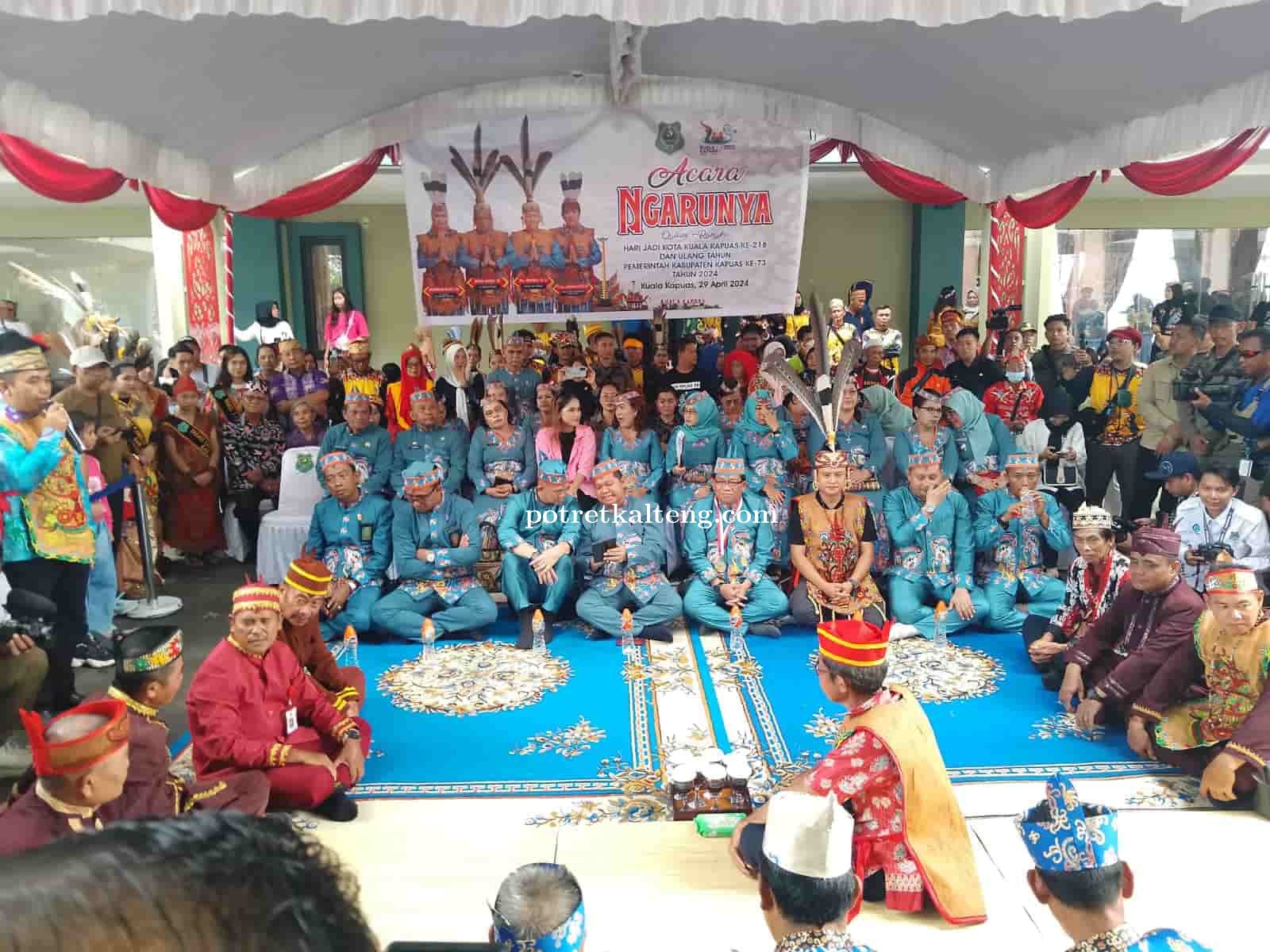 Puncak Perayaan Hari Jadi Kapuas, Pemkab Gelar Laluhan dan Ngarunya Secara Mewah