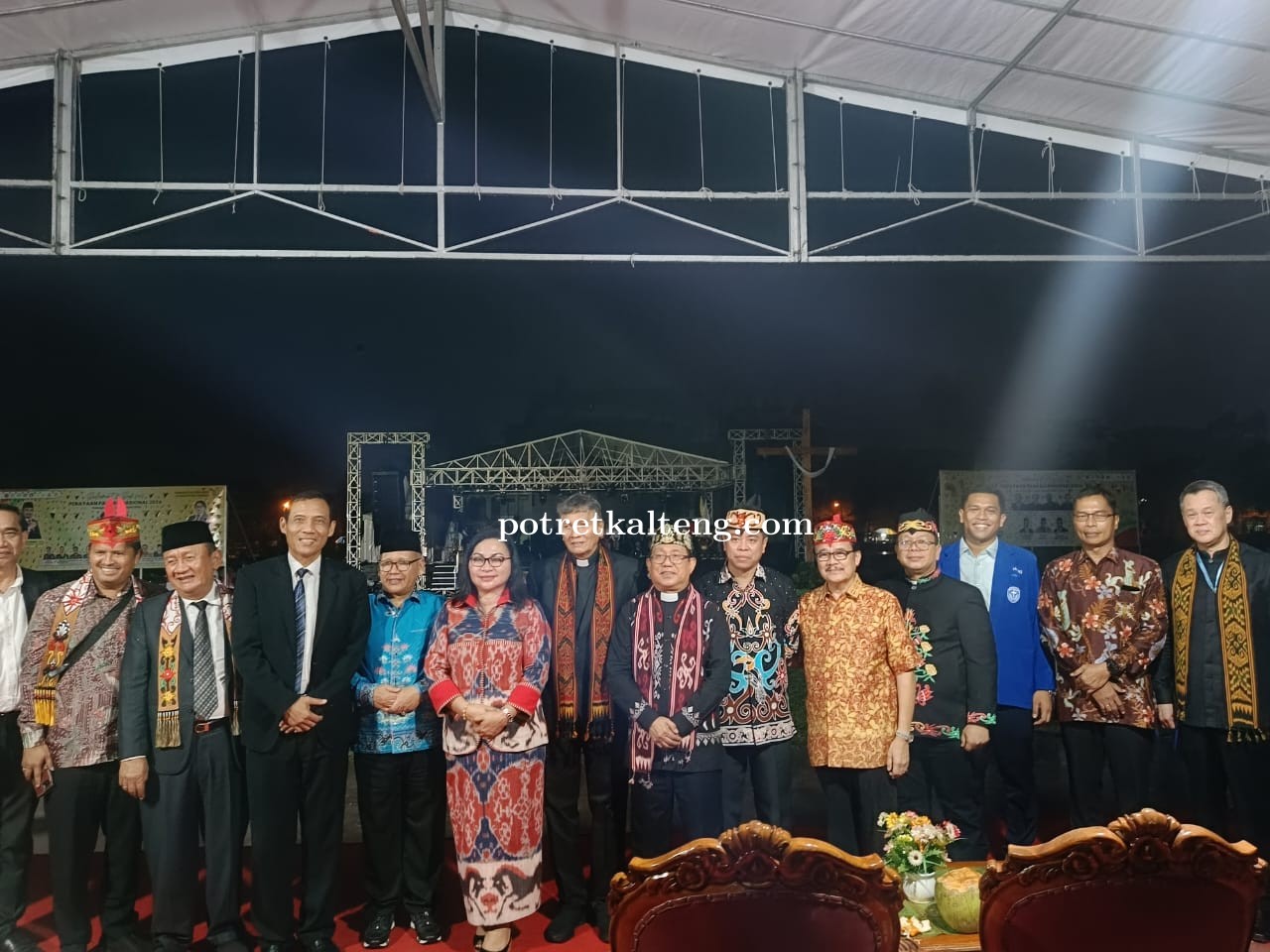 Ketum GAMKI Hadiri Paskah Nasional Aras Gereja di Palangka Raya