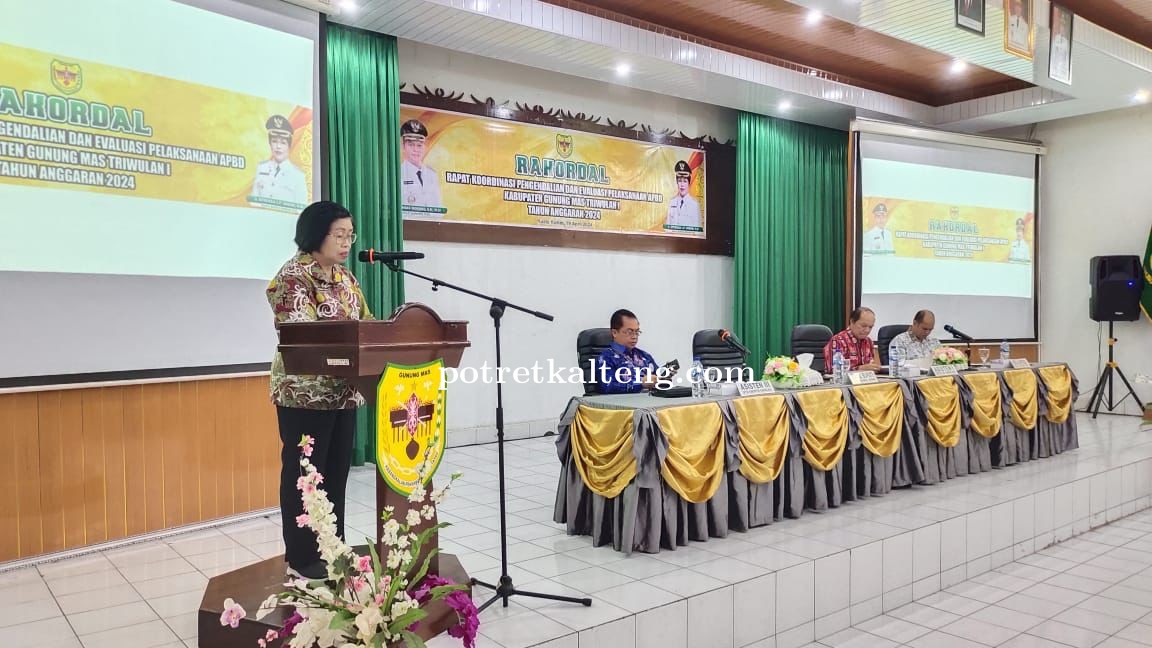Ini Pesan Bupati Gunung Mas dalam Rakordalev Realisasi APBD Triwulan I TA 2024
