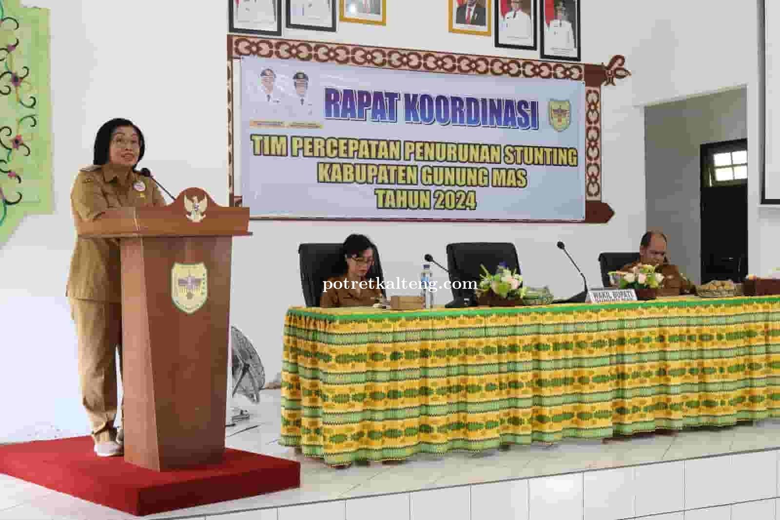 Pemda Gunung Mas Gelar Rakor Untuk Percepatan Penurunan Stunting