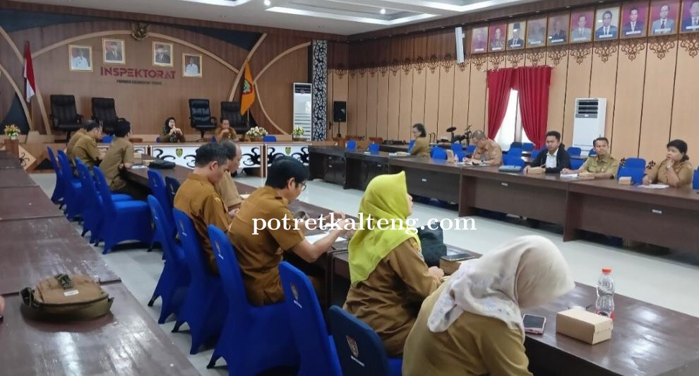 Inspektorat Daerah Kalteng Selenggarakan Rakor Penyusunan Rencana Aksi Tindak Lanjut SPI 2023