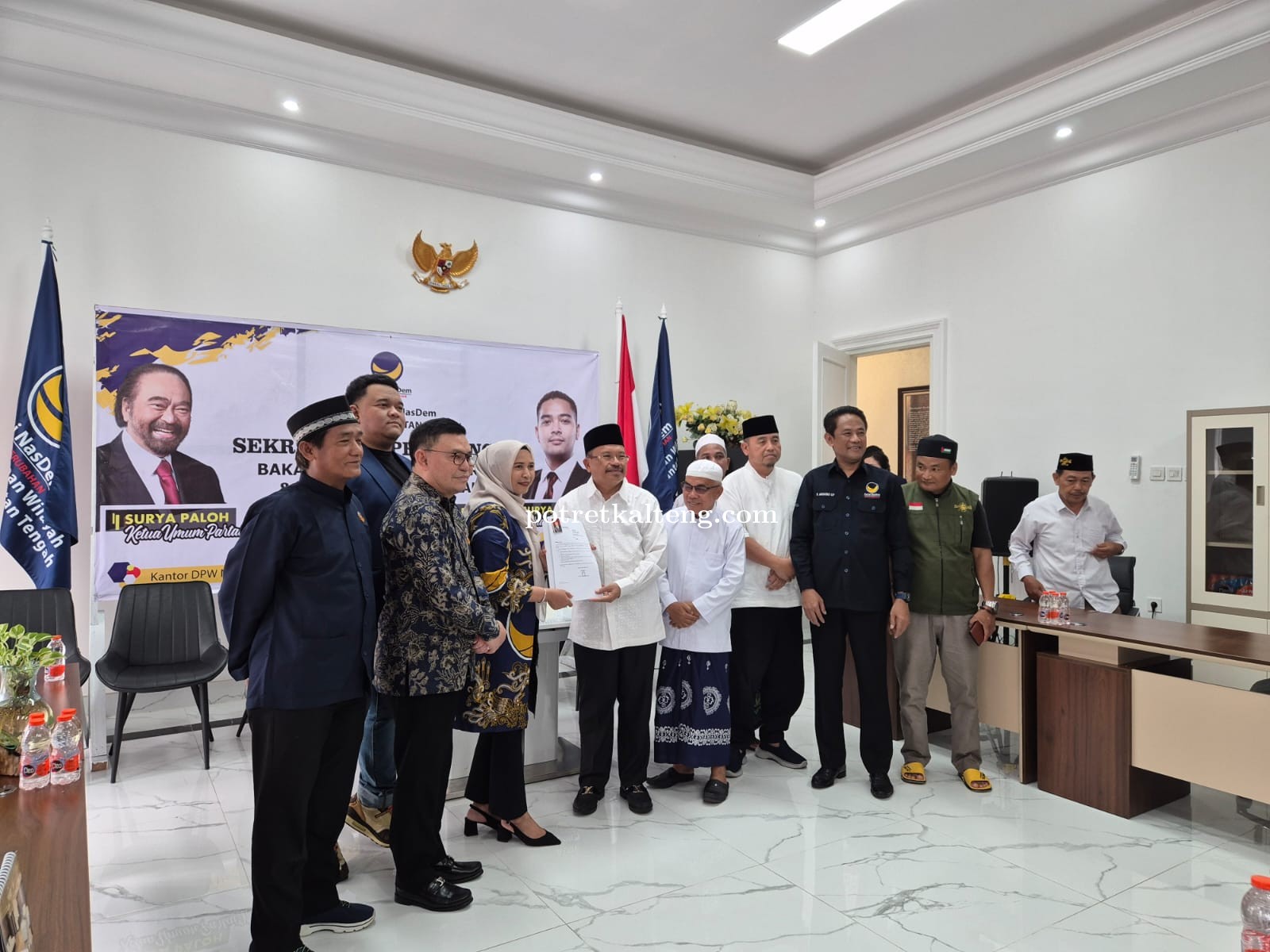 Mengejutkan! H.Nuryakin Daftarkan Sebagai Bakal Calon Gubernur Kalteng ke Partai Gerindra dan Nasdem