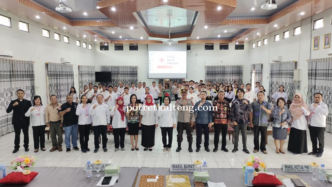 Efrensia Kembali Pimpin PMI Kabupaten Gunung Mas Masa Bakti 2024-2029