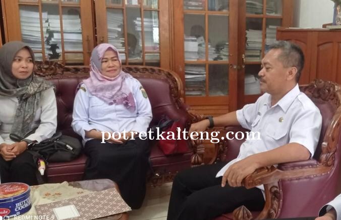 Disnakertrans Provinsi Kalteng Terima Kunjungan Disnakertrans Kabupaten Barsel