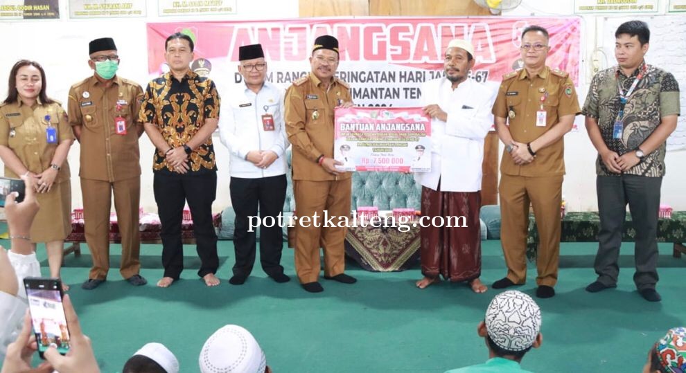 Rangkaian Harjad ke-67 Kalteng, Sekda Kalteng Pimpin Anjangsana ke LKSA Darissalim Palangka Raya