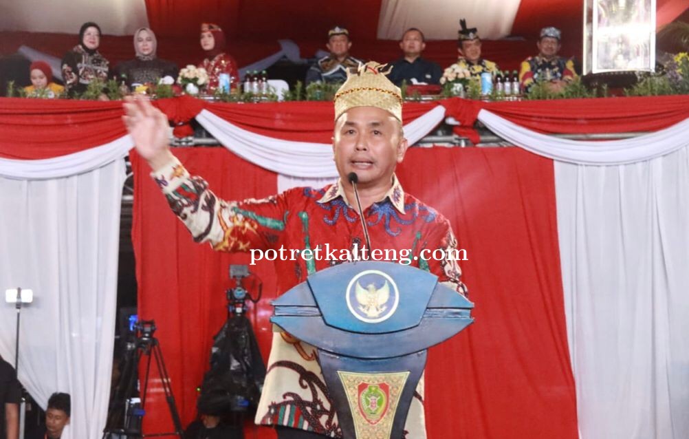 Gubernur Kalteng Resmi Buka Festival Budaya Isen Mulang dan Festival Kuliner Nusantara Tahun 2024