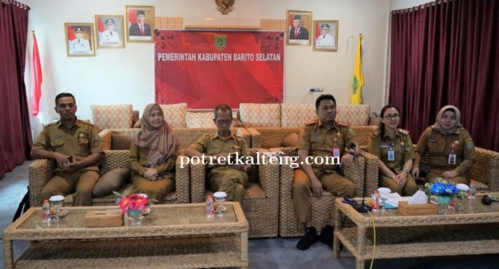 Asisten I Pemkab Barsel Ikuti Daring Rakor Oplah dan Cetak Sawah Prov Kalteng Bersama Kementan RI