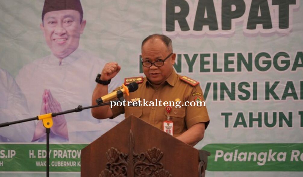 Plh. Asisten Pemkesra Pemprov Kalteng Buka Rapat Evaluasi Penyelenggaraan Ibadah Haji Tahun 2024