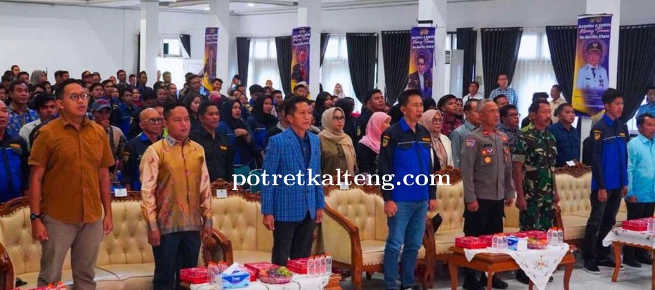 Pj. Bupati Barut, Buka Rapat Kerja Dan Bimtek Karang Taruna Se-kabupaten Barito Utara