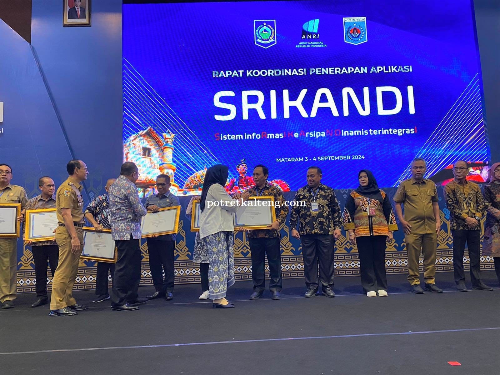 Berprestasi Dalam Implementasi Sistem SRIKANDI, Pemkab Kapuas Raih Penghargaan ANRI