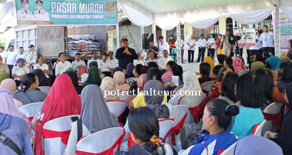 Pemprov Kalteng Kembali Adakan Pasar Murah Berkah di Masjid Ainul Yaqin Kabupaten Katingan
