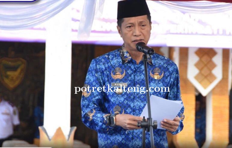 PJ Bupati Barut Drs.Muhlis Pimpin Apel Peringatan Hari Perhubungan Nasional