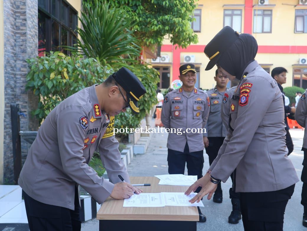 Polda Kalteng Gelar Penandatanganan Pakta Integritas Komitmen Netral Pilkada 2024