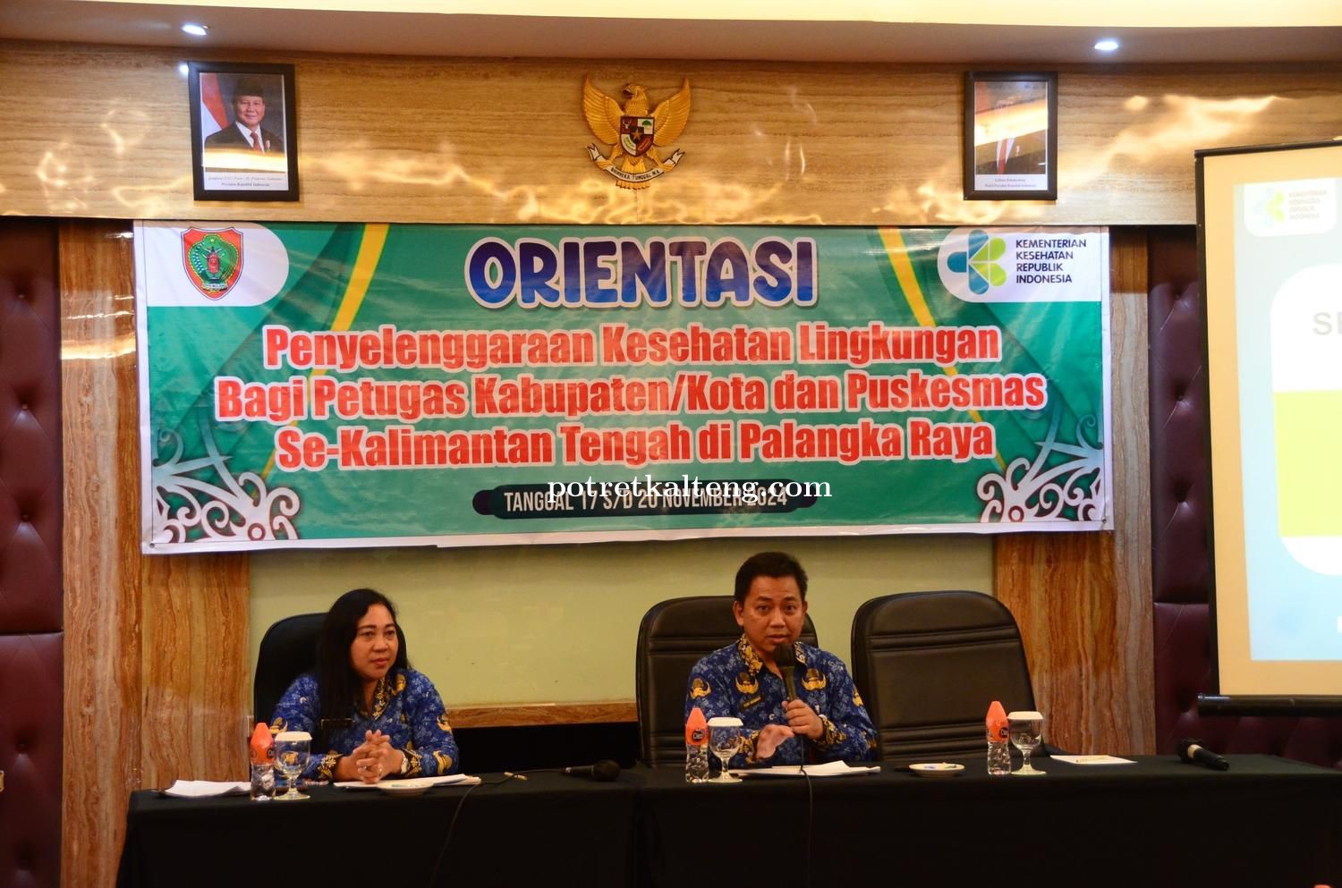 Dinkes Kalteng Gelar Orientasi Petugas Kesehatan Lingkungan di Puskesmas Kabupaten/Kota