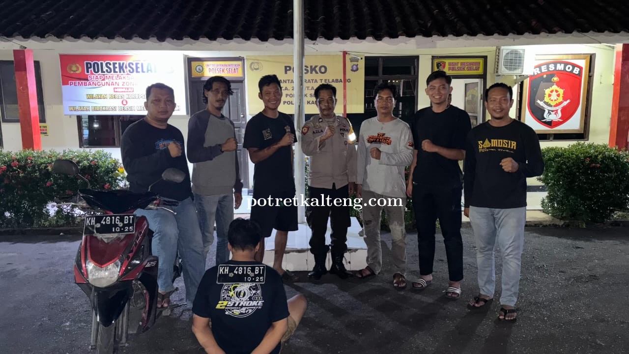 Tidak Sampai 24 jam, Tim Resmob Polres Kapuas dan Polsek Selat Amankan Pelaku Curanmor