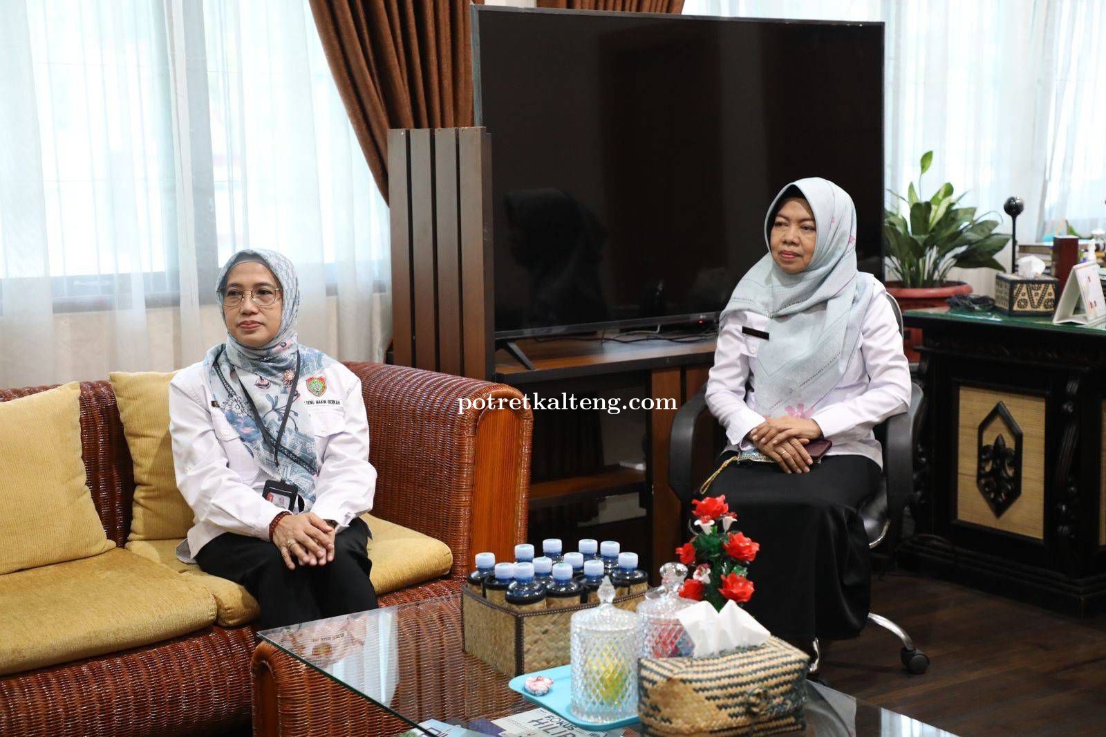 Kepala Dinas TPHP Provinsi Kalteng Terima Kunjungan Pimwil BULOG, Bahas Strategi Swasembada Pangan