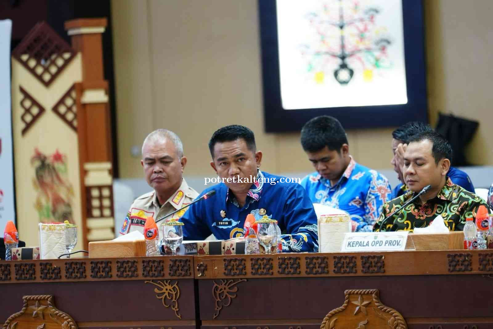 Kalaksa BPBPK Kalteng Laporkan Banjir dalam Rakor Bersama Gubernur dan Forkopimda