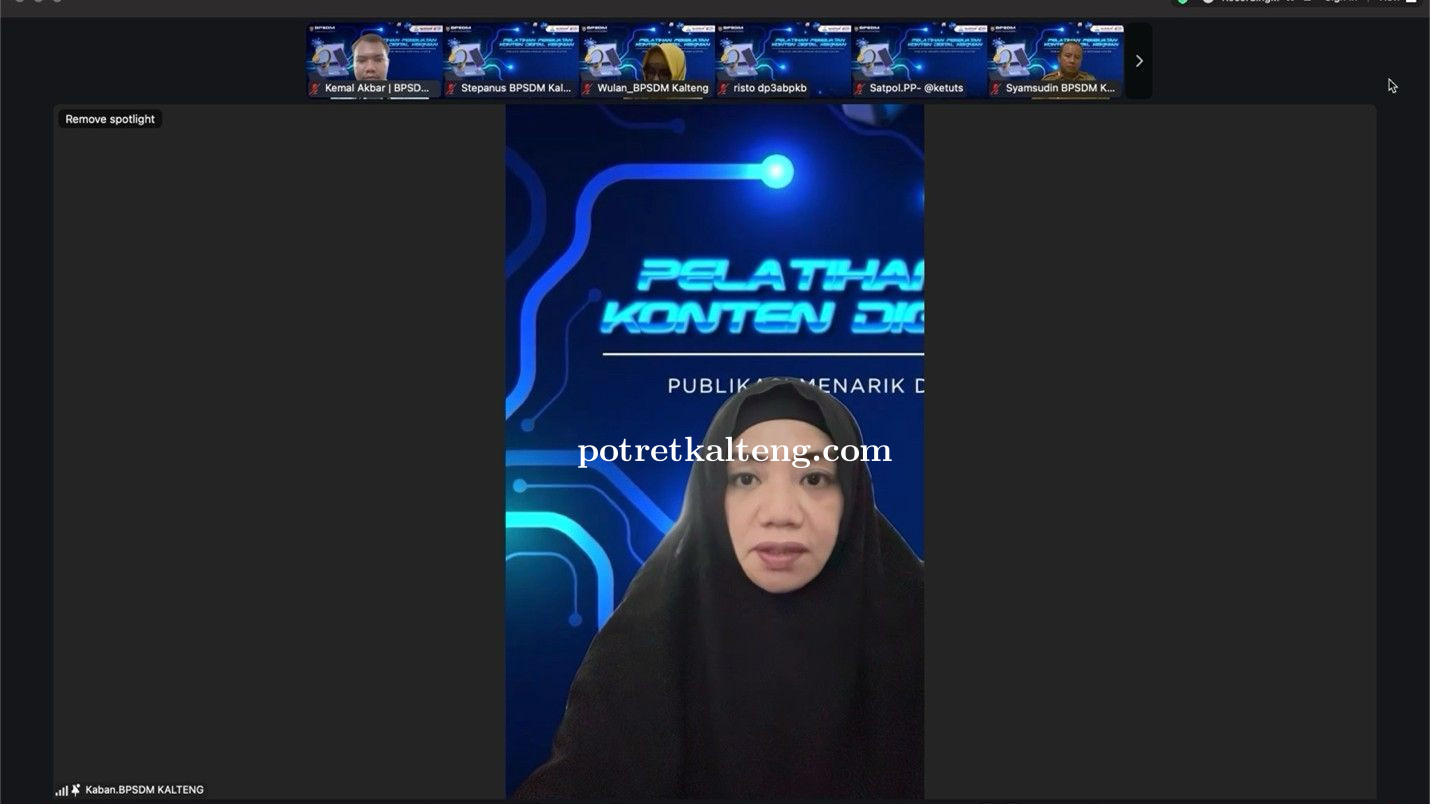 BPSDM Kalteng Gelar Pelatihan Konten Digital, Dorong Kreativitas ASN dengan Sentuhan Avatar