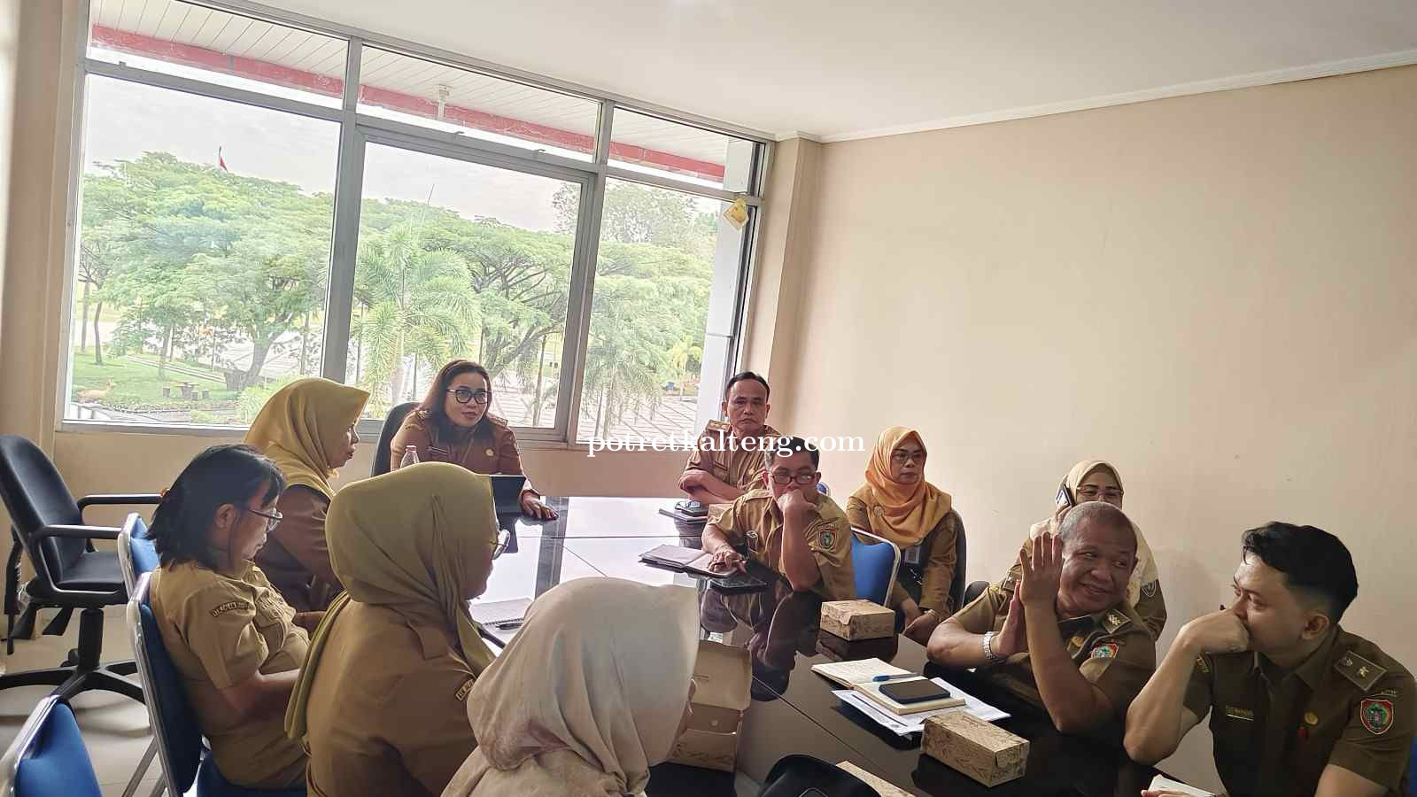 Biro Organisasi Setda Kalteng Gelar Rapat Persiapan Evaluasi UPTD dan Cabang Dinas