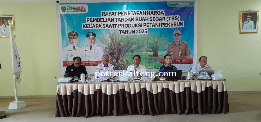 Disbun Kalteng Tetapkan Harga TBS Periode II Januari 2025