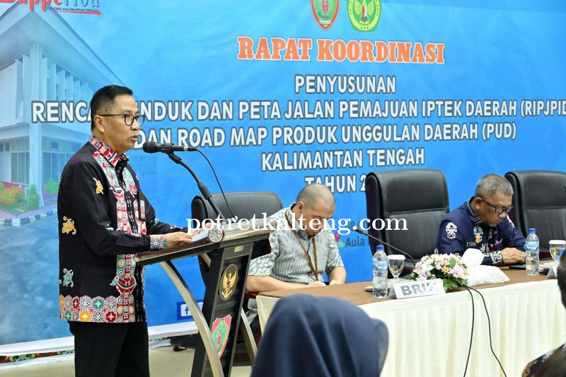 Bapperida Kalteng Gelar Rakor RIPJPID dan Road Map PUD untuk Penguatan Inovasi dan Daya Saing Daerah