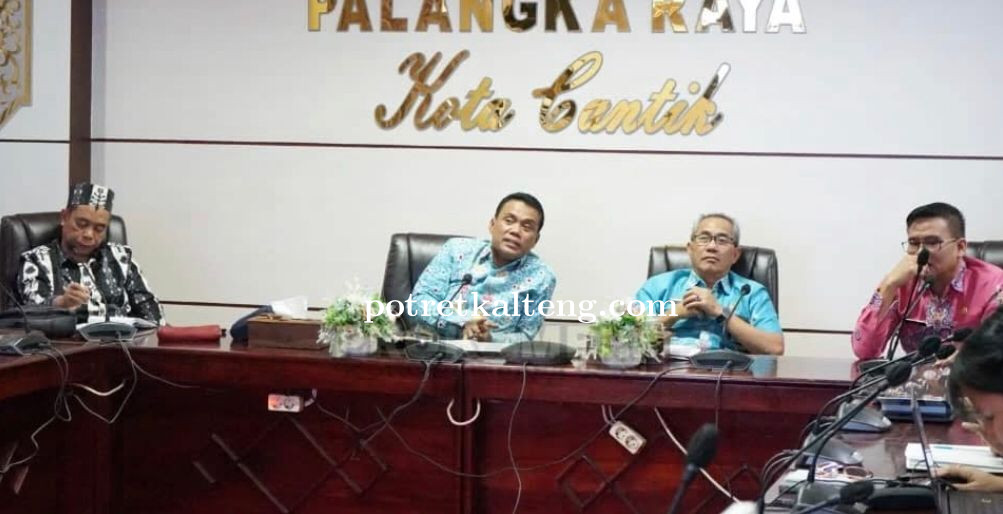Wakil Wali Kota Palangka Raya Ikuti Rapat Koordinasi Pengadaan Barang/Jasa Pemerintah Secara Virtual