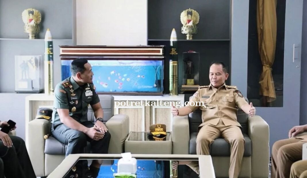 Gubernur Kalteng Perkuat Kolaborasi dengan Korem 102/Pjg untuk Percepat Pembangunan Daerah