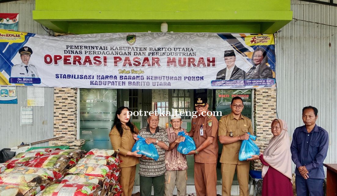 Disperindag Barito Utara Gelar Pasar Murah untuk Masyarakat Desa Bintang Ninggi 2