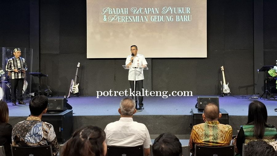 Kepala BAPPERIDA Kalteng Hadiri Peresmian Gedung Gereja Mawar Sharon Palangka Raya