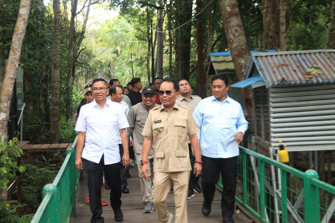 Gubernur Kalteng Tinjau Wisata Edukasi Hutan Kota Nyaru Menteng Berkah, Didampingi Kepala BAPPERIDA